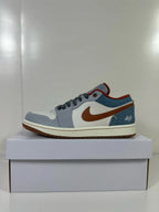 Jordan Air Jordan 1 Low Sneakers Blue Gray and Brown FZ5045-019
