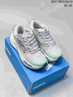 HOKA Rocket X 3 Low-Top Running Shoes Gray Mint