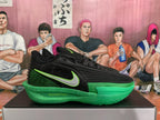 Nike Black and Green Basketball Sneakers
