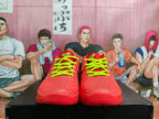 Nike Zoom Basketball Sneakers Red Black