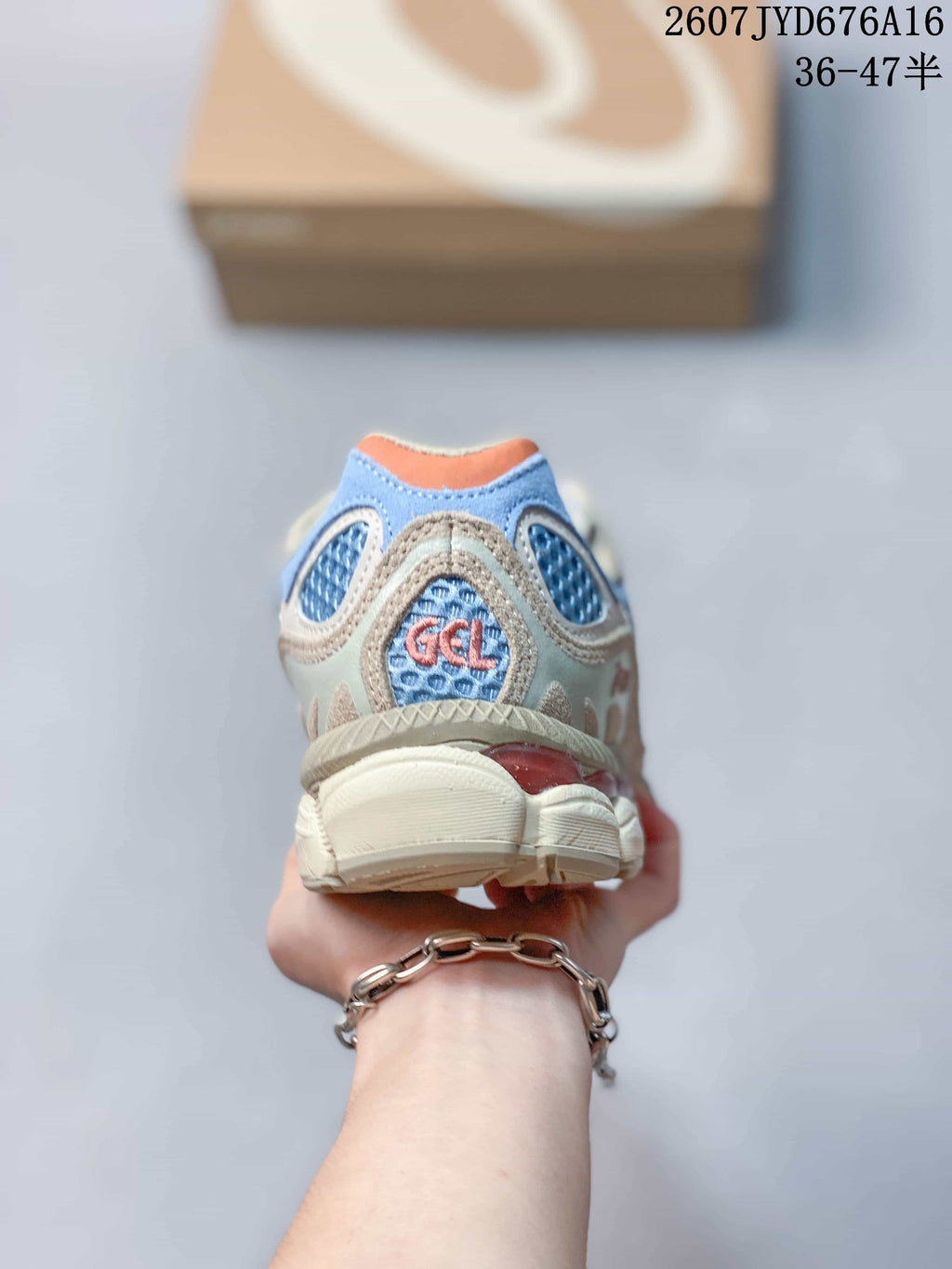 ASICS GEL-NYC Sneakers Blue Beige White 2607JYD676A16