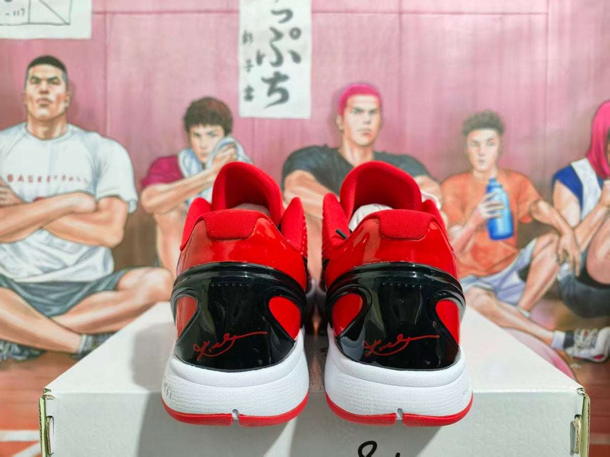 Nike Basketball Sneakers Red Black White
