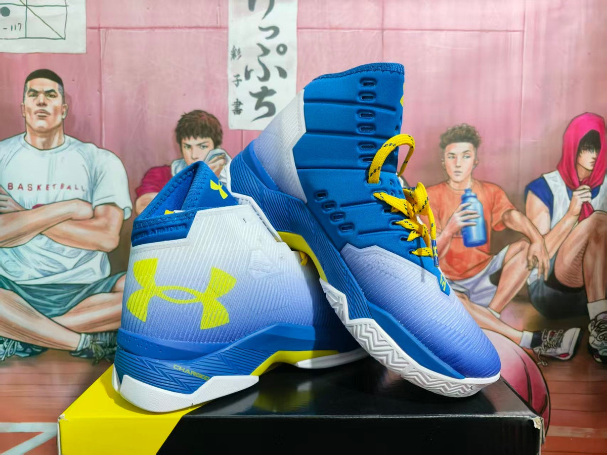 Under Armour SC Basketball Sneakers Royal Blue Yellow