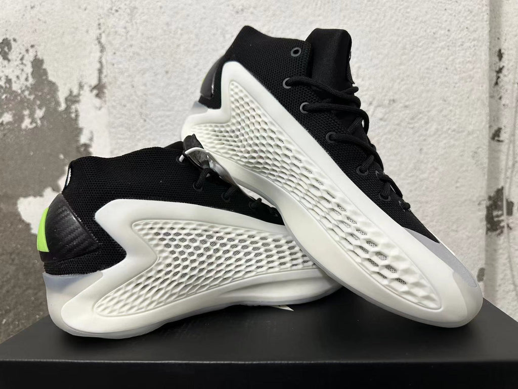Adidas Basketball Sneakers in White, Black and Lime
