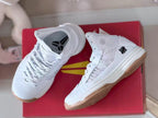 Nike HD2012 Kids Basketball Shoes, White and Gum