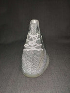 Yeezy 350 V2 Silver Gray Knit Sneakers