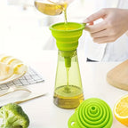 1pc Foldable Funnel Portable Mini Collapsible Kitchen Liquid Tool