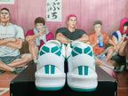 Nike Basketball Sneakers Lake Green and White