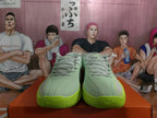 Nike Zoom Basketball Shoes in Gray Green and Volt