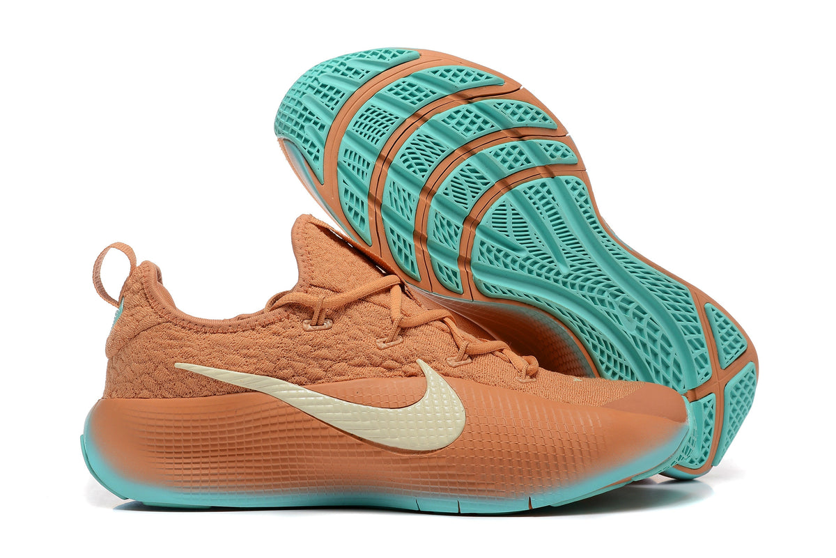 Nike LeBron Training Shoes in Rust and Teal