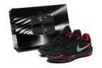 Nike Basketball Shoes Black and Red Low-Top Sneakers