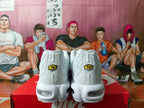 Nike Air Max Plus White and Red Sneakers