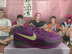 Nike Air Zoom Basketball Sneakers Purple