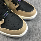 Jordan 1 High Premium WMNS Beige Black Sneakers AH7389-003