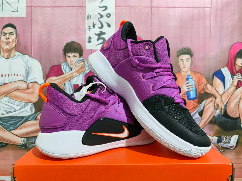 Nike Zoom Basketball Shoes in Purple, Black and Orange