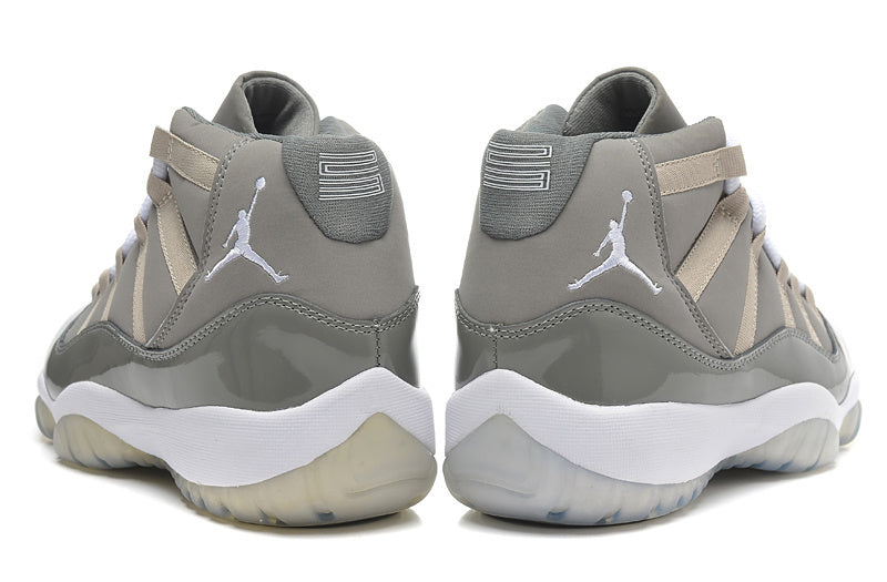 Jordan Air Jordan 11 High-Top Sneakers Gray White 378037-001