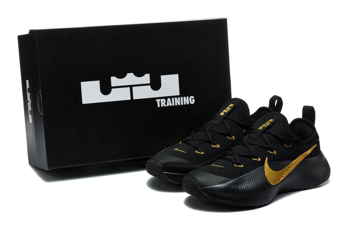 Nike LeBron 17 Low Training Shoes, Black and Gold