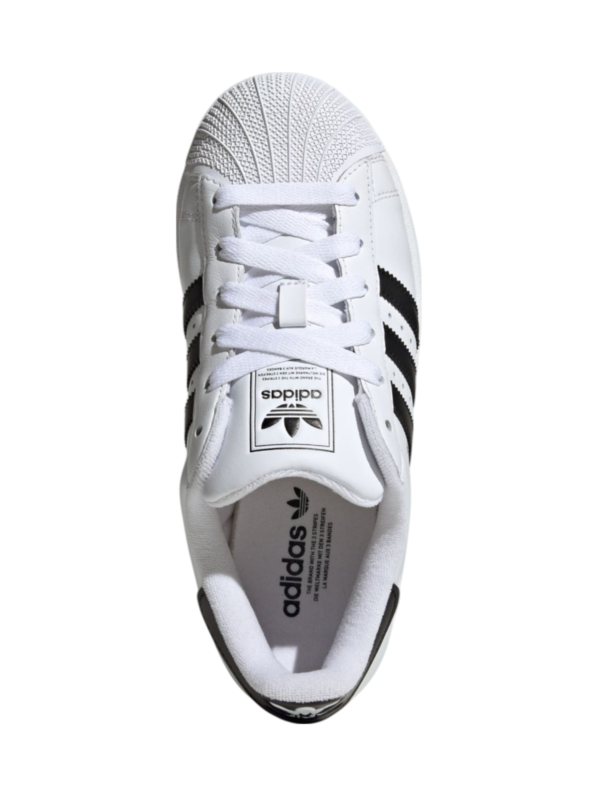 Adidas Originals Women's White/Black Superstar II Sneakers, JH7032